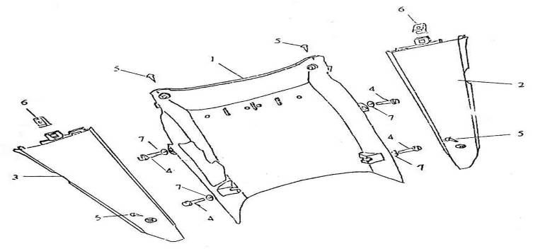 Carena inferiore - Minigonne laterali AGM GT rosa