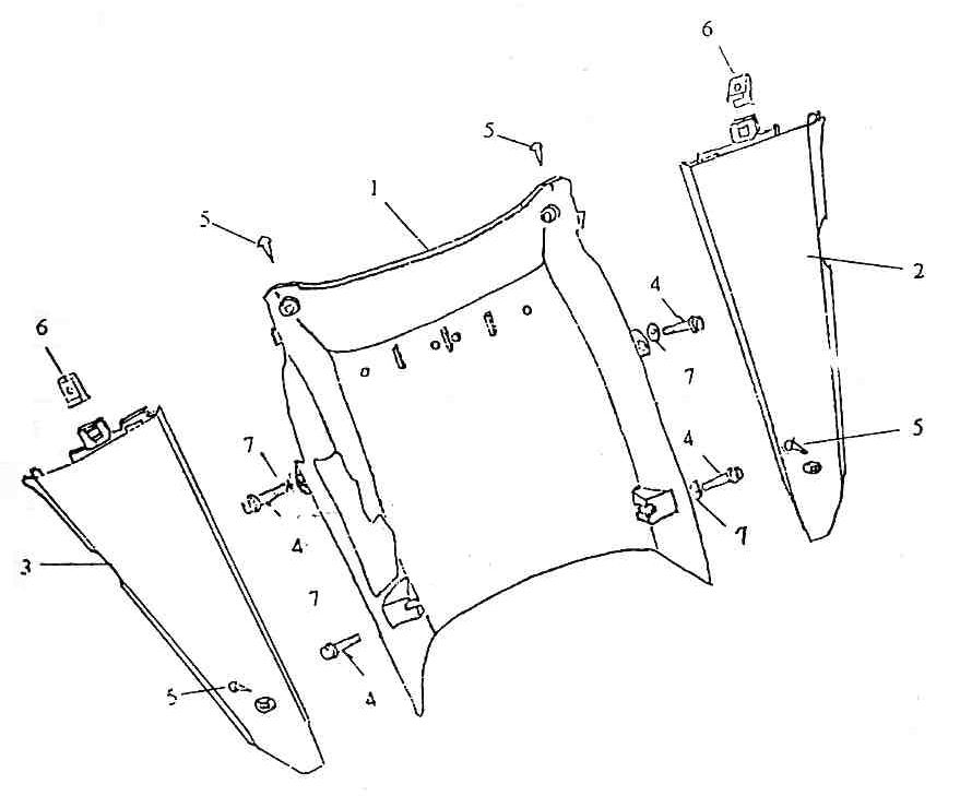 Carena inferiore - Minigonne laterali Turbho RG50 nere