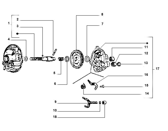 Dentizione - Trasmissione Piaggio Ciao