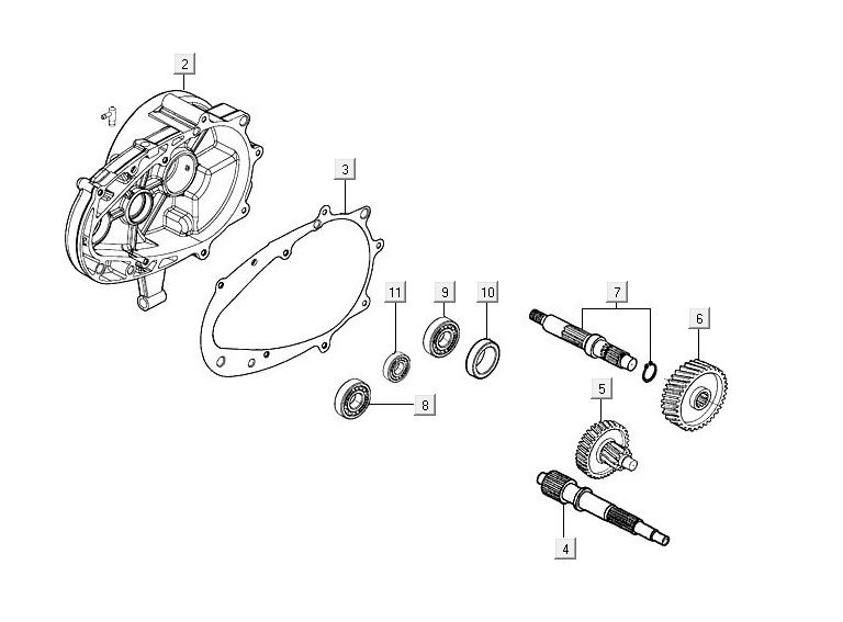 Denti - Transmission Agility 16+ 125 Argento metallizzato opaco