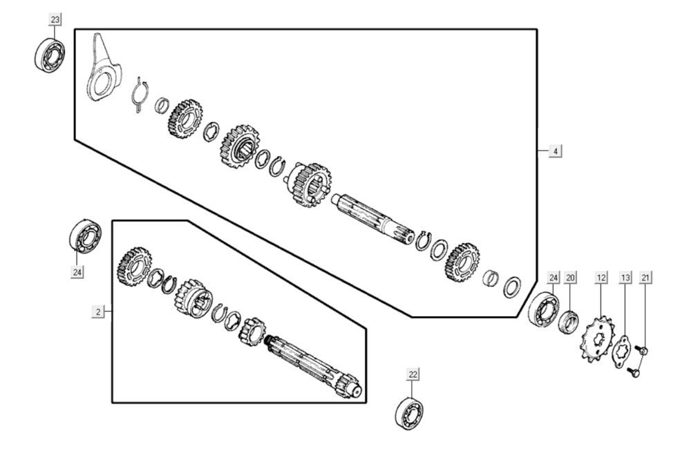 Denti - Trasmissione Kymco K-Pipe 125
