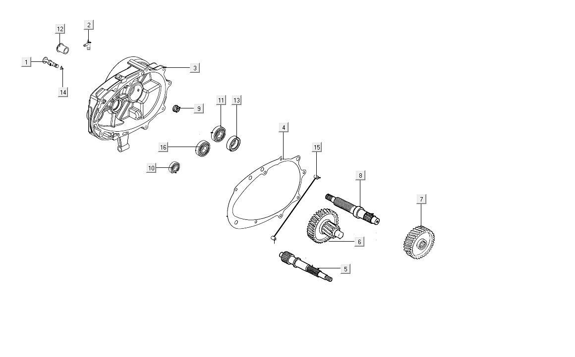 Denti - Trasmissione Kymco People S 50i Euro 4 Azzurro
