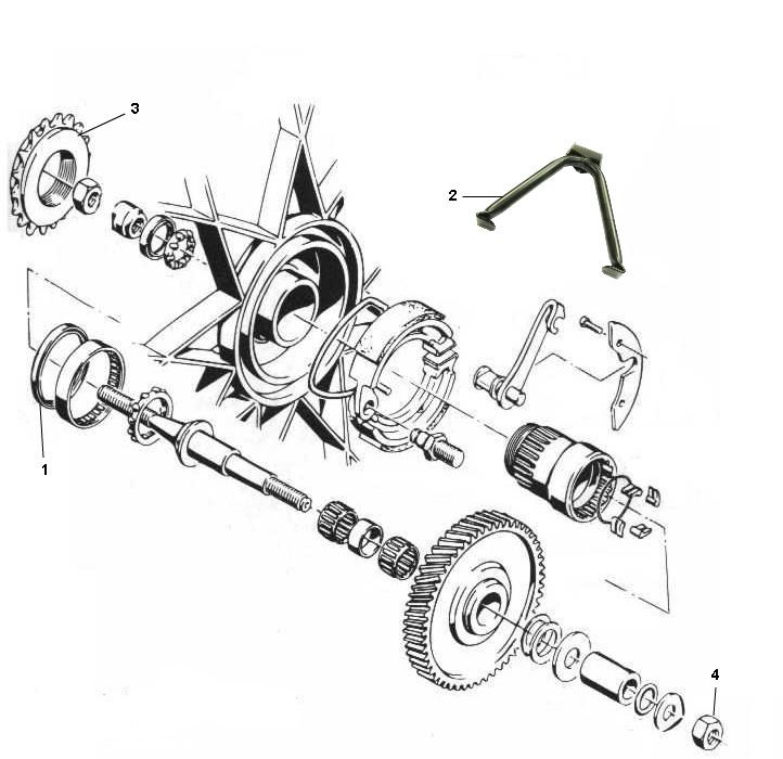 Mozzo posteriore Sachs