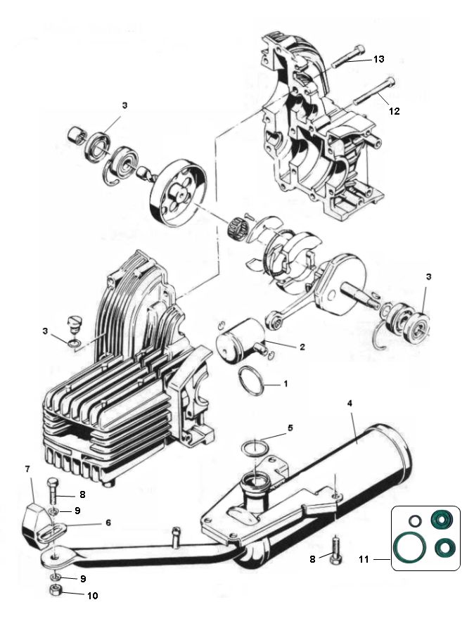 Albero motore Sachs