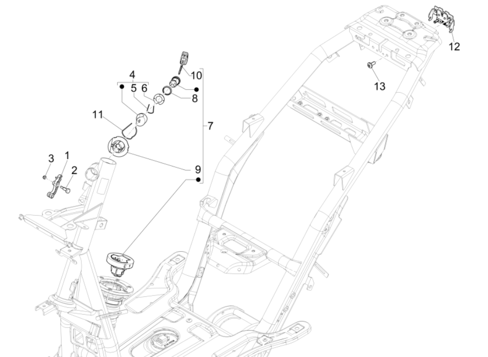 Blocchetto di accensione Piaggio NRG Power 50 2 tempi LC Euro 4