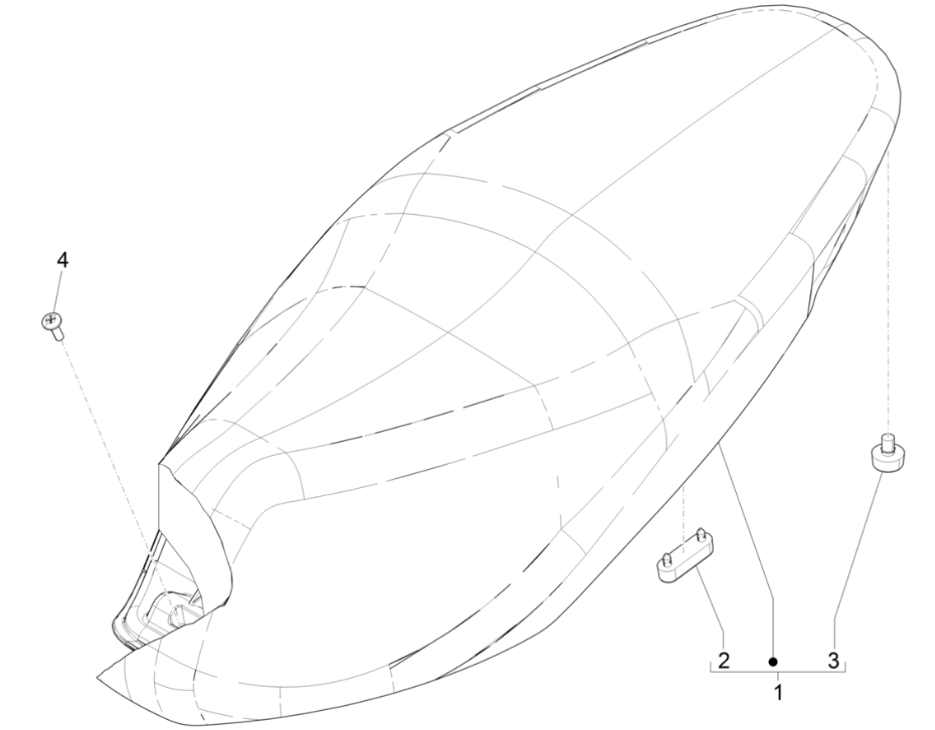 Sella Piaggio NRG Power 50 2 tempi LC Euro 4