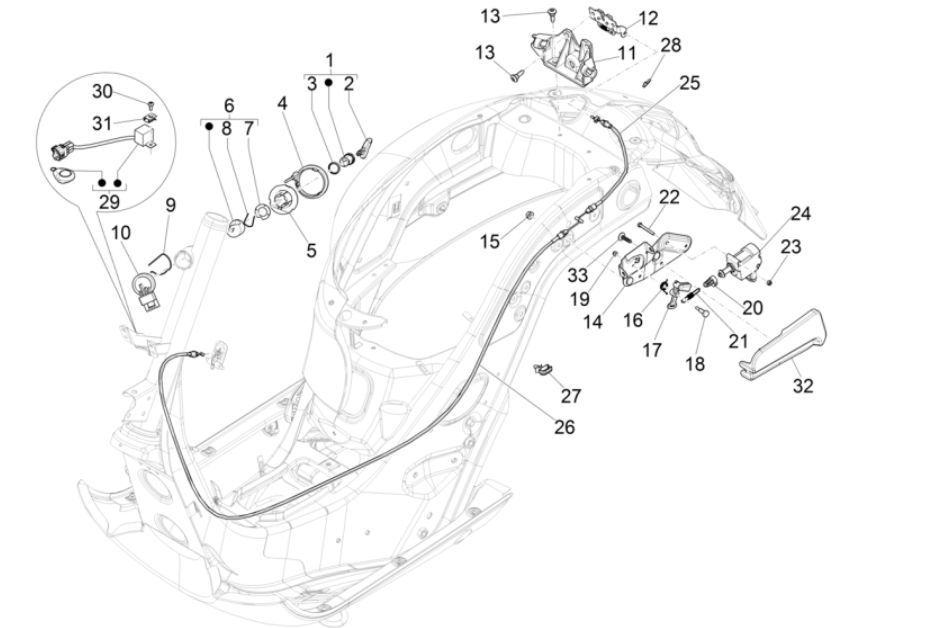 Vespa GTS 300 Super HPE 4V IE ABS Euro 5 2020-2022