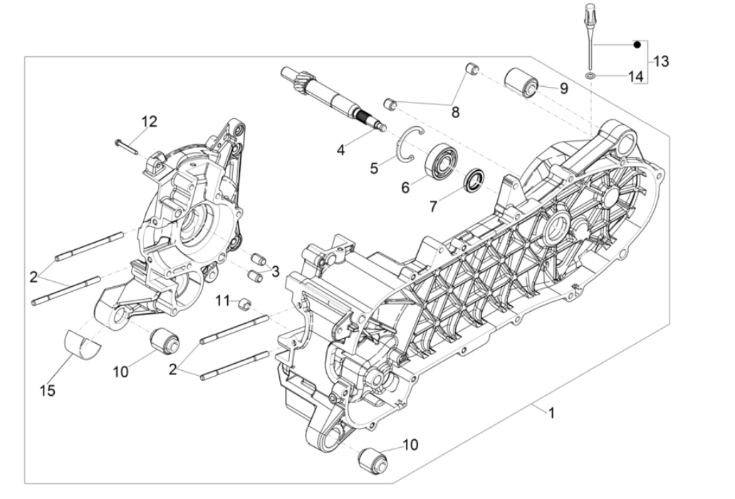 Carter Piaggio Typhoon 50 2 tempi Euro 4 2018-2020