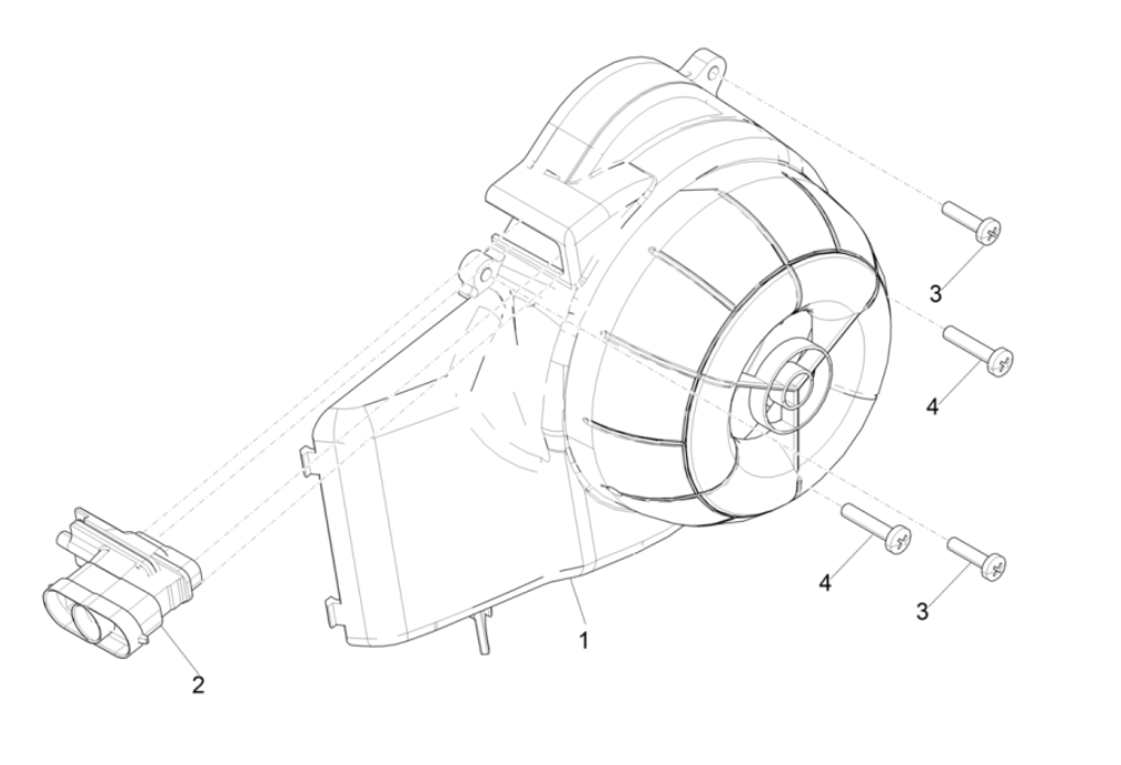 Coprivolano Piaggio Typhoon 50 2 tempi Euro 4 2018-2020