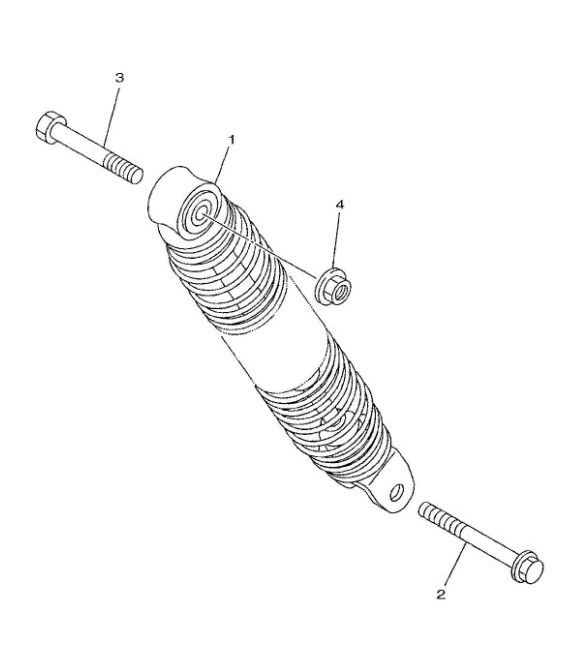 Ammortizzatore LC Yamaha Jog-R 50 2 tempi