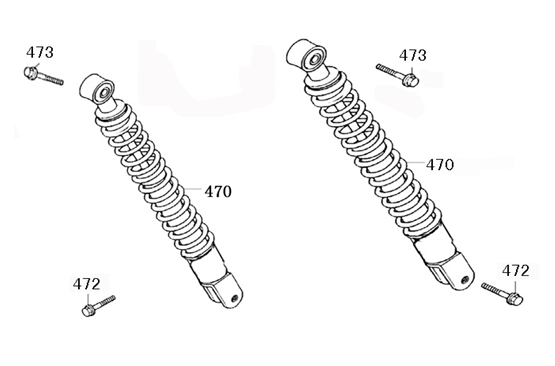 Ammortizzatore Edwards Tomorrow Maple V50-3 opaco antracite