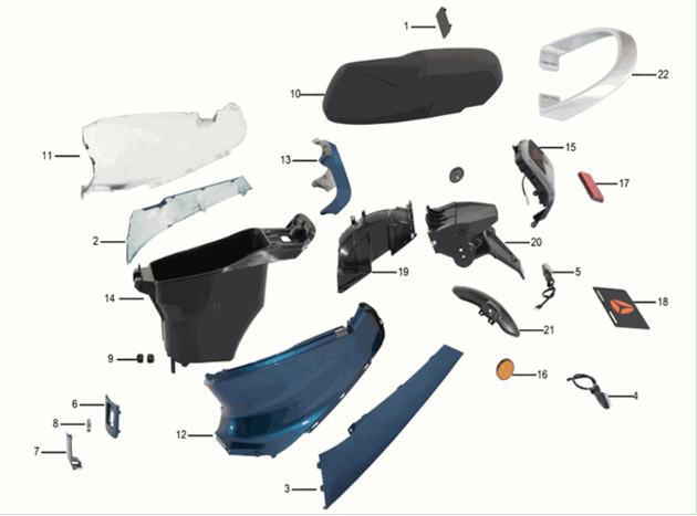 Seggiolino Yadea C1S