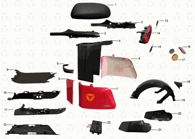 Seggiolino Yadea Y1S