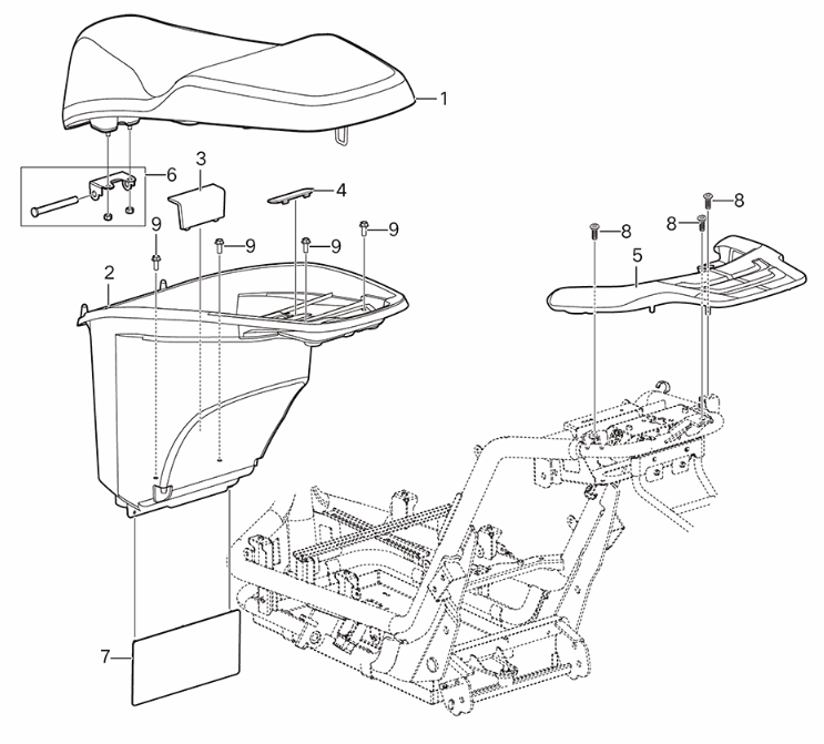 Sedile Yadea Voltguard