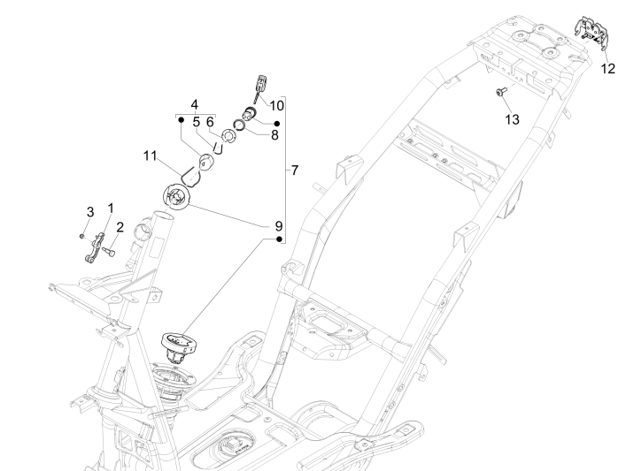 Blocchetto di accensione Piaggio NRG Power DD 50 2 tempi LC 2007-2017