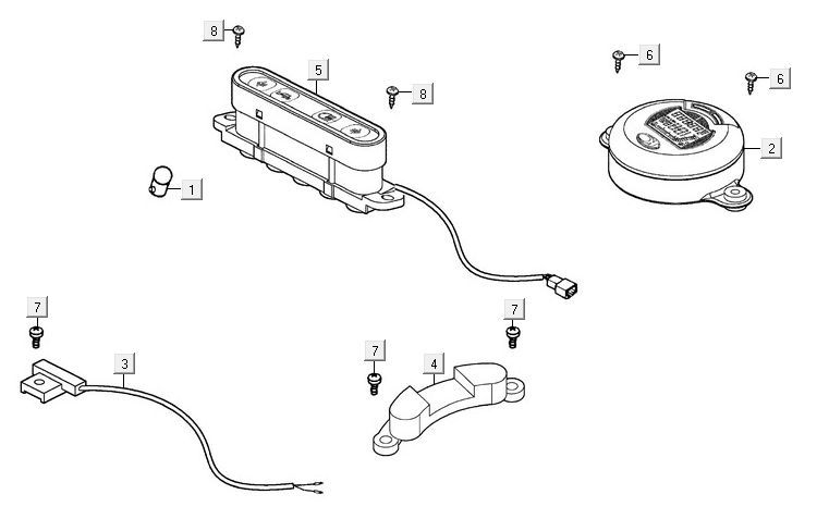 Contachilometri - Cockpit Kymco Maxxer 90 Black