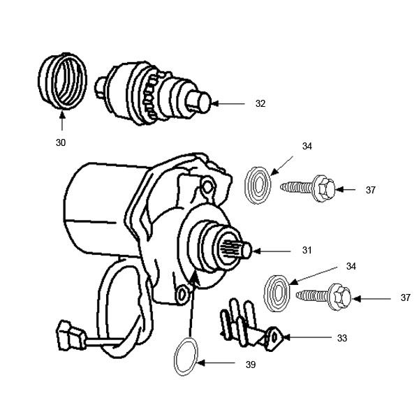 Motorino di avviamento - Bendix Peugeot Speedfight 2 50 2 tempi LC Euro 2