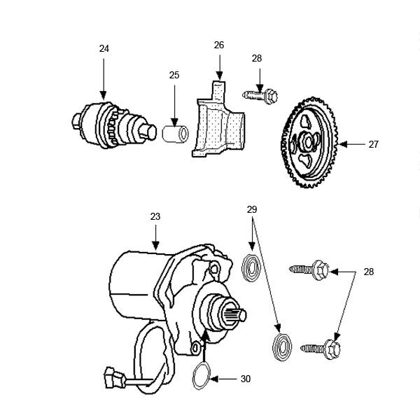 Motorino di avviamento - Bendix Peugeot Speedfight 3 50 2 tempi LC 2 tempi