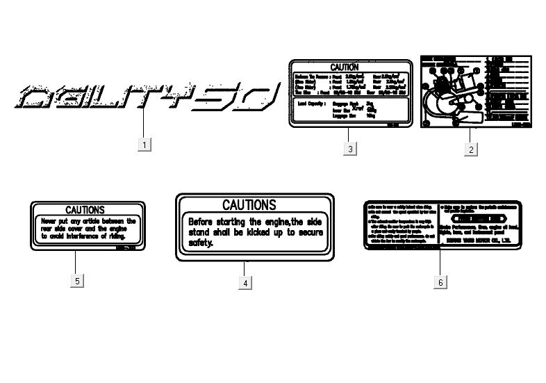 Emblemi - Adesivi - Logo Kymco Agility Fat 12' 4-stroke renault marrone