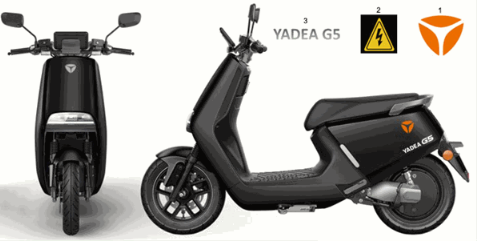 Adesivi Yadea G5