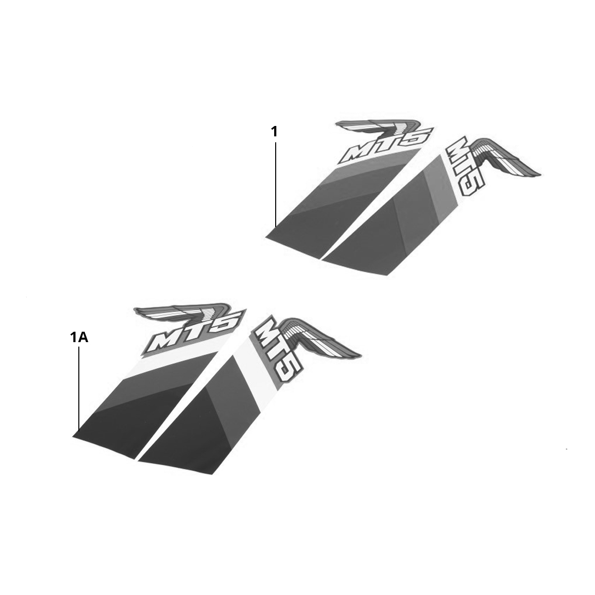 Stemmi - Adesivi - Logo Honda MT50