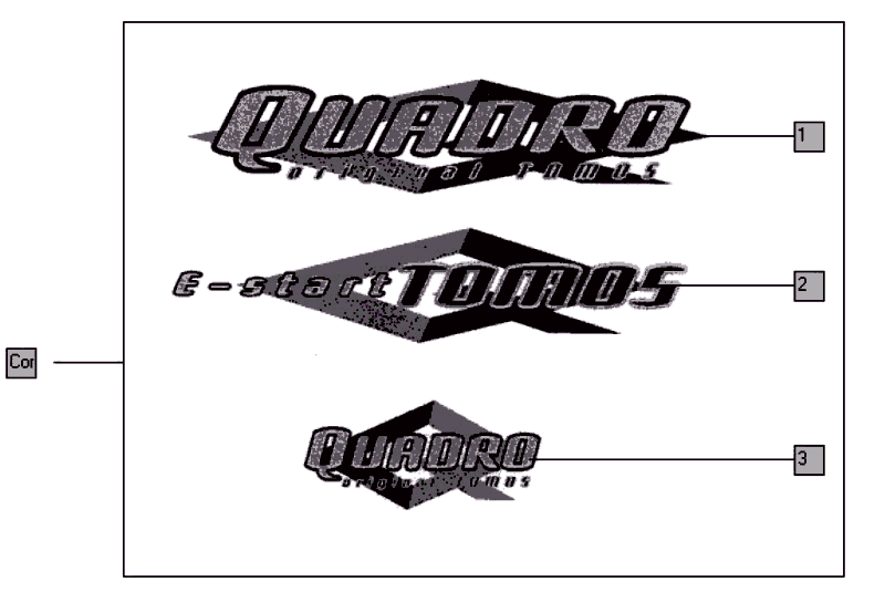 Stickerset Tomos QUADRO EX (L0-L1)