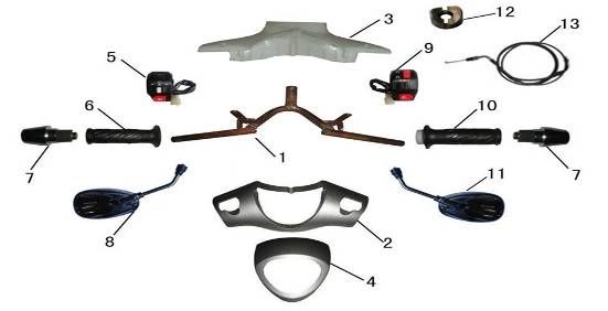 Volante - Componenti sterzo AGM GT rosa