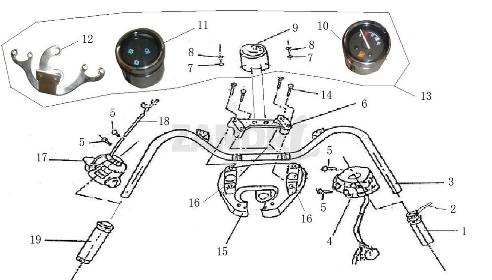 Volante - Componenti del volante BTC Grande Retro GT1 crema caffè