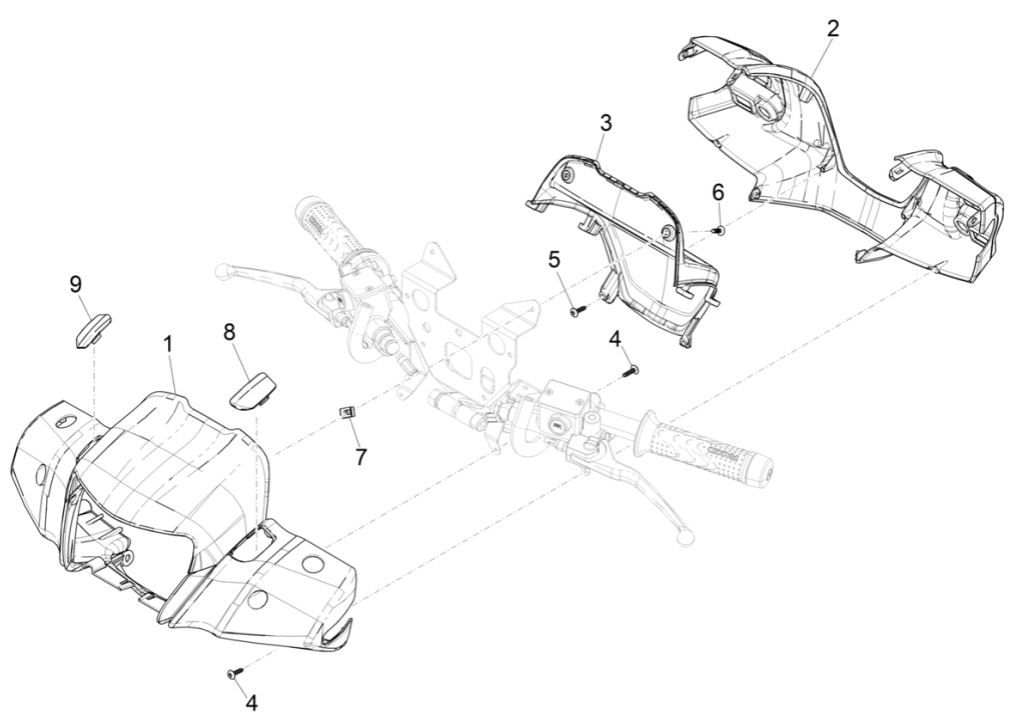 Coprivolanti Piaggio Medley 125 ABS Euro 5 2021-2022
