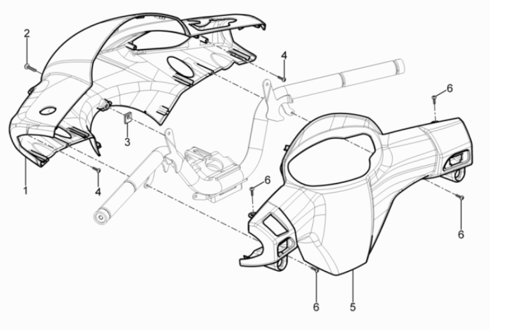 Copriverzo Piaggio Typhoon 50 2 tempi Euro 3 2011