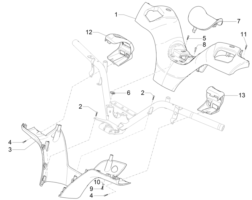 Coprivolanti Piaggio MP3 350 Maxi Sport ABS Euro 4 2018-2020