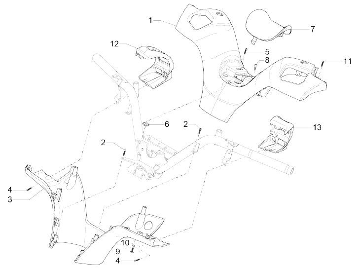 Coprivolanti Piaggio MP3 500 LT Business 2014-2016