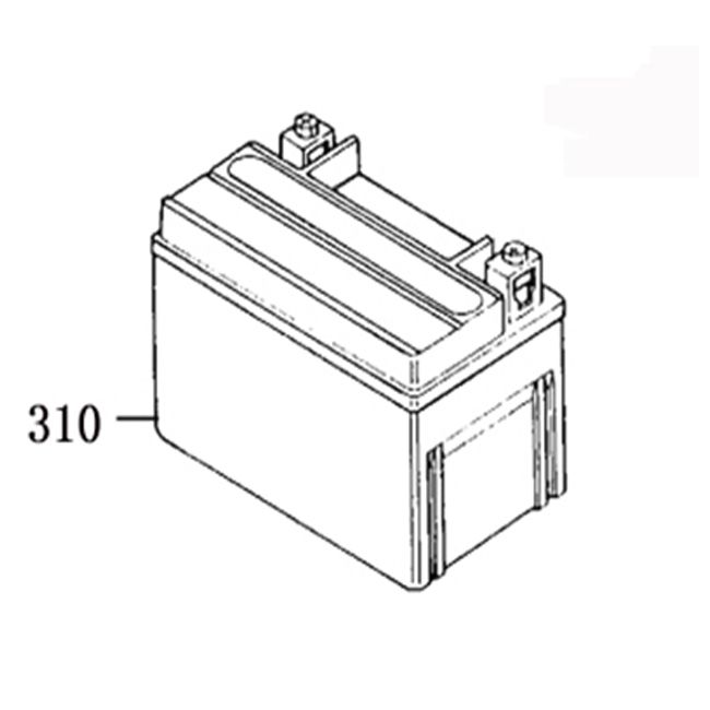 Batteria China Zip 50 4T AC