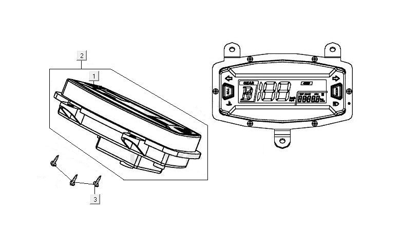 Contachilometri - Cockpit MXU 400