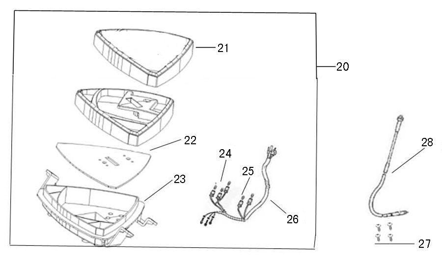 Contachilometri - Cabina di guida AGM R8 Euro 4
