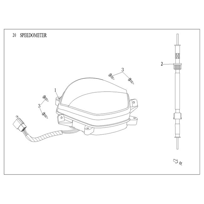 Contachilometri - Cockpit AGM VX50 plus 12