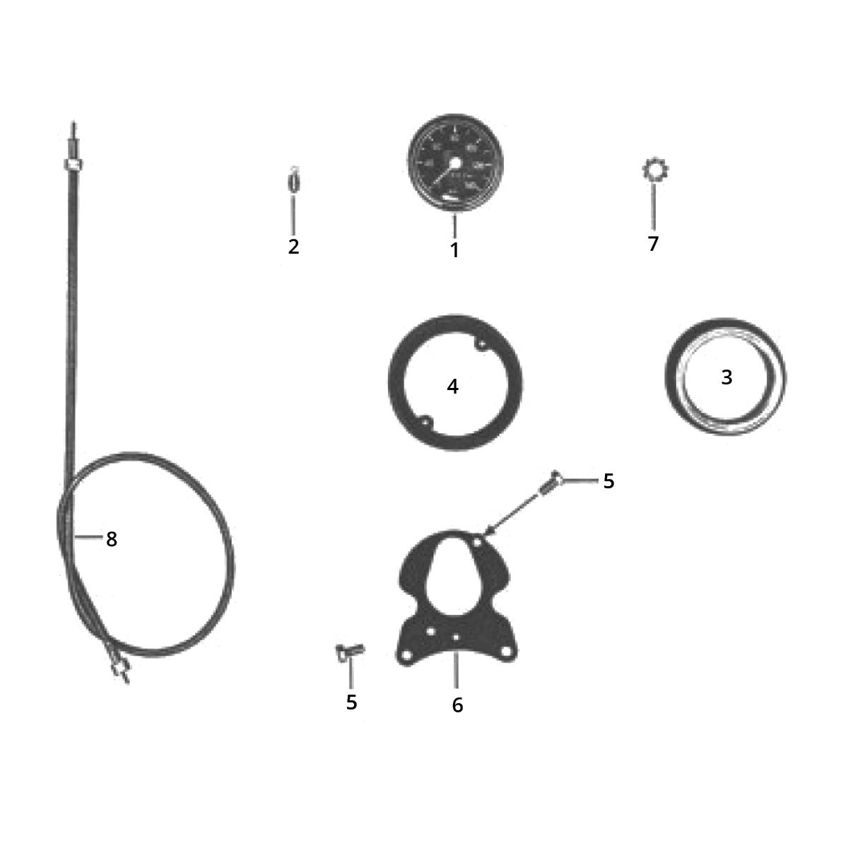 Contachilometri - Cockpit Zundapp GTS 50 517-40L0