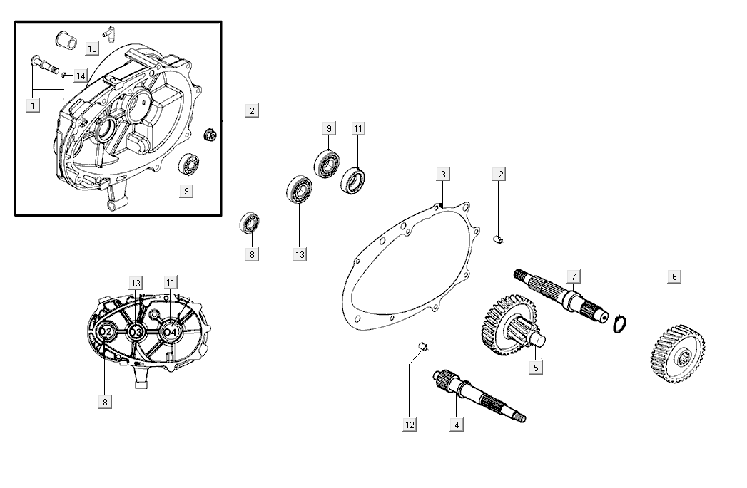 Transmission Kymco Super8 R E5
