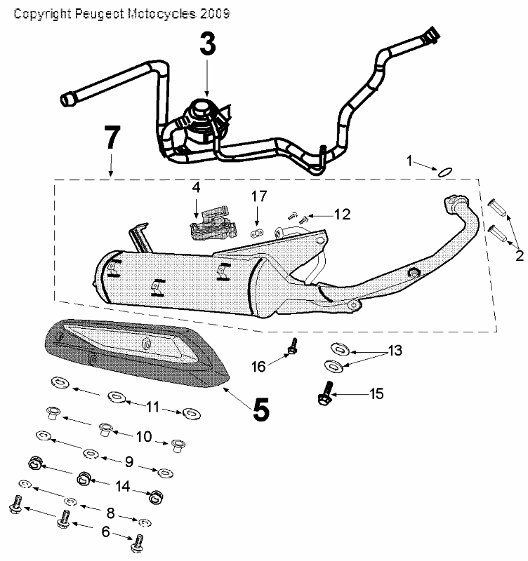Scarico Peugeot Tweet marrone vecchio