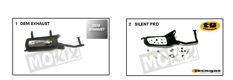 Scarico Senzo Retro GT2 4 tempi