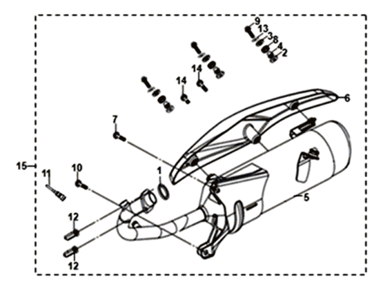 Scarico Sym Symphony ST 200I