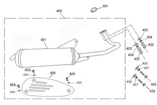 Scarico rosso Znen Elegance