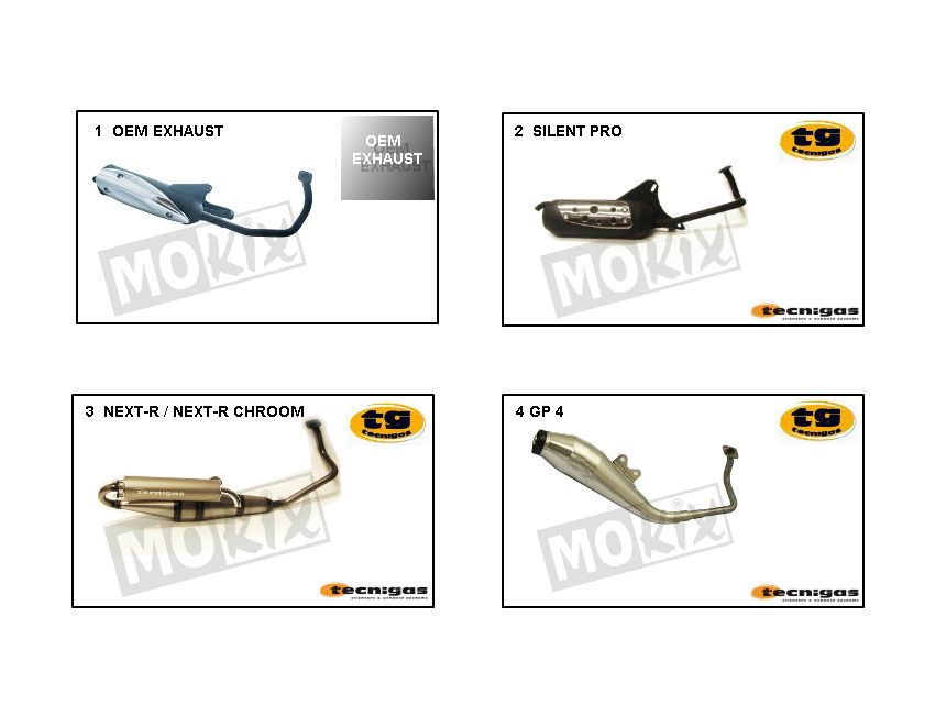 Scarico Znen ZN50QT-11 4 tempi