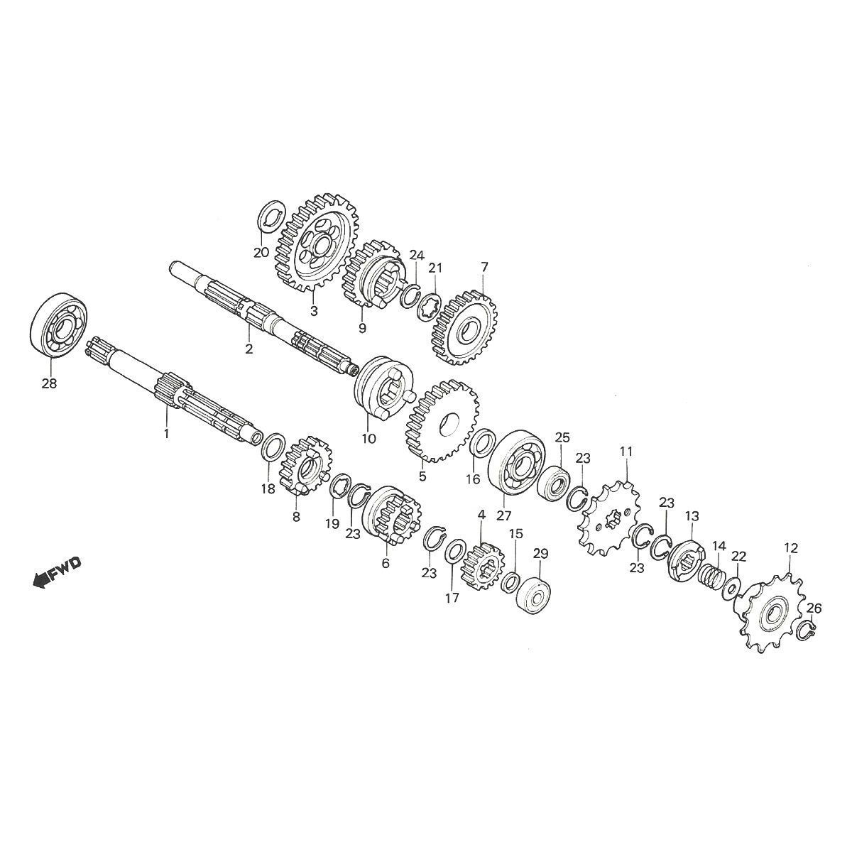 Accelerazione Honda MTX
