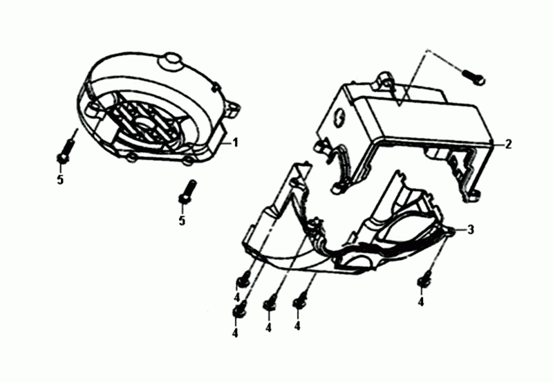 Coprivolano Sym Orbit II Euro 4 Grigio Opaco