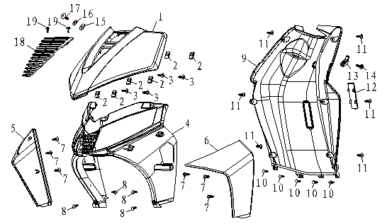 Copertina anteriore - Paragambe China FoX rosso opaco