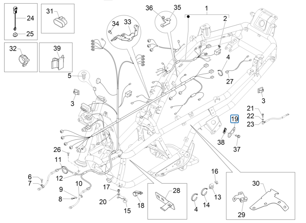 Piaggio MP3 350 Maxi Sport ABS Euro 4 2018-2020