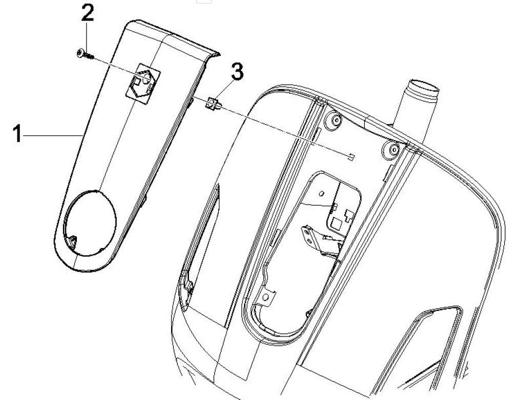 Coperchio anteriore Vespa GTV 250 IE 4V