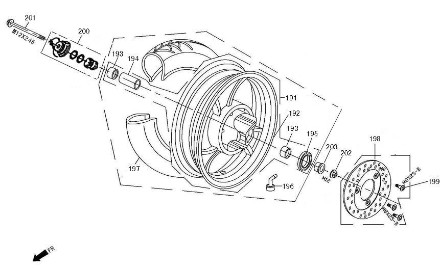 Ruota anteriore Neco Borsalino Oro marrone