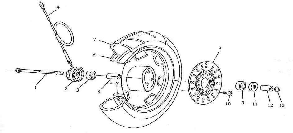 Ruota anteriore Turbo RG50 125